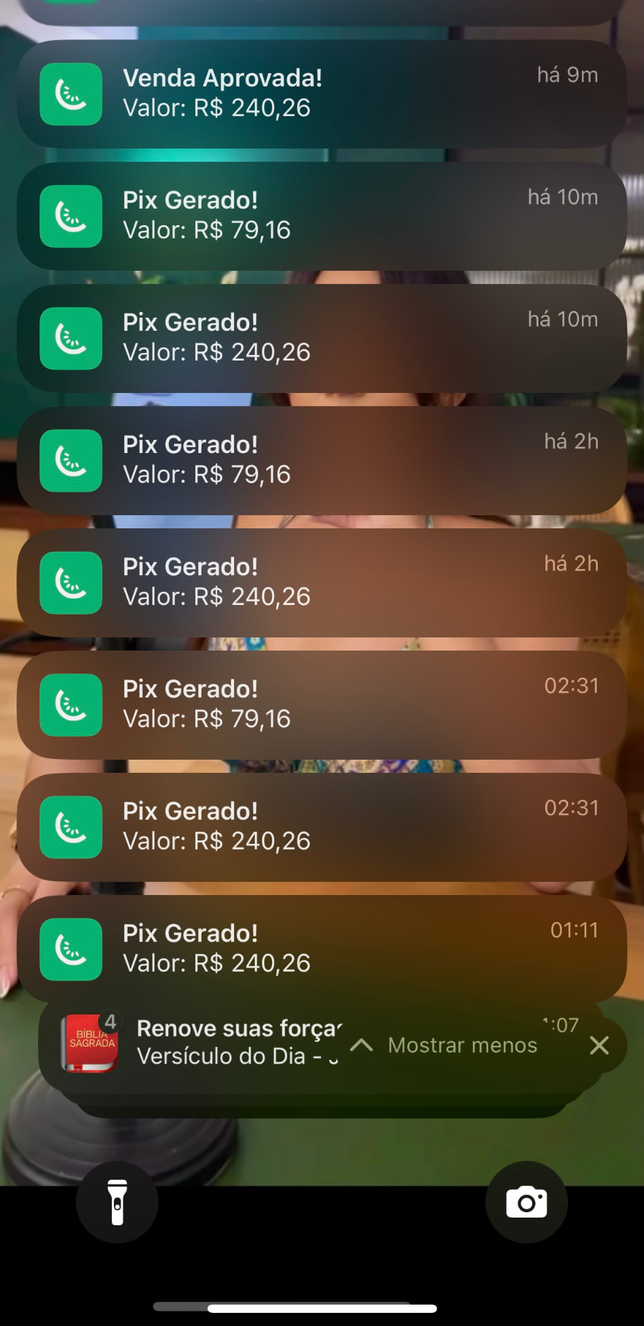Notificação de venda aprovada